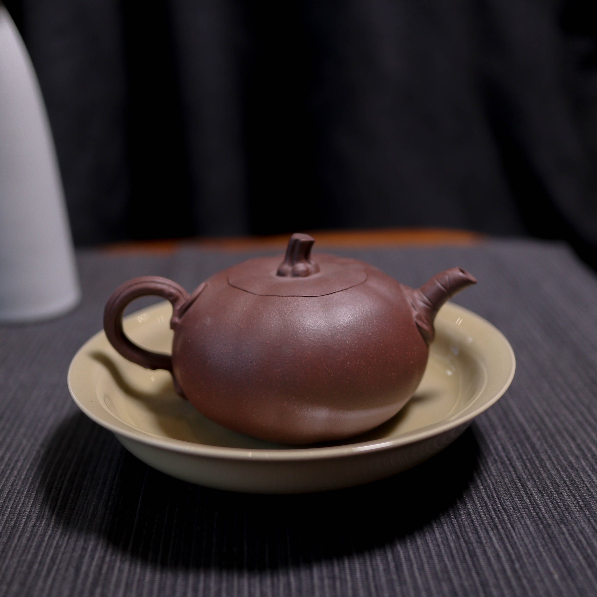（已售出）【南瓜】全手工原礦紫泥仿生紫砂茶壺