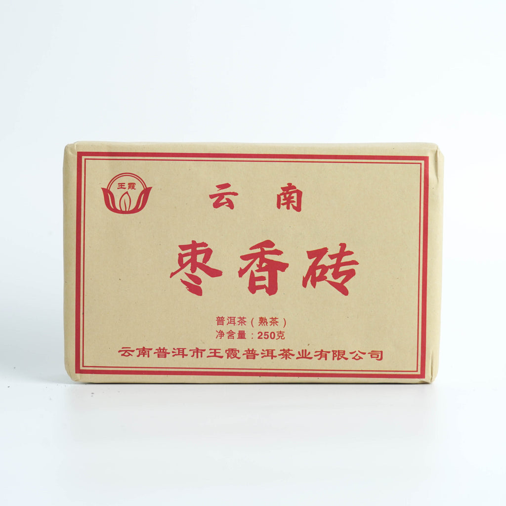 2004年雲南棗香磚(原勐海茶廠質檢科長王霞監製) 】普洱熟茶– Cha