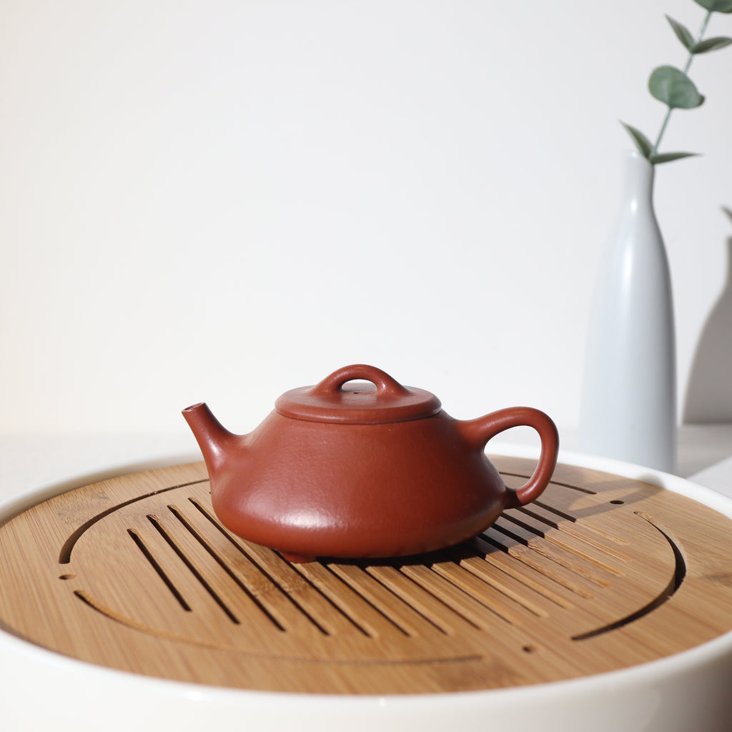 已售出）*新品**袁小強弟子*【任瓢】全手工原礦朱泥紫砂茶壺– Cha