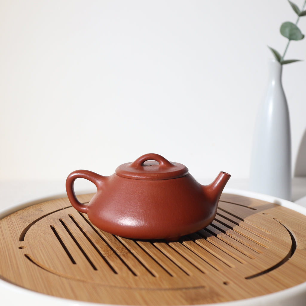 已售出）*新品**袁小強弟子*【任瓢】全手工原礦朱泥紫砂茶壺– Cha