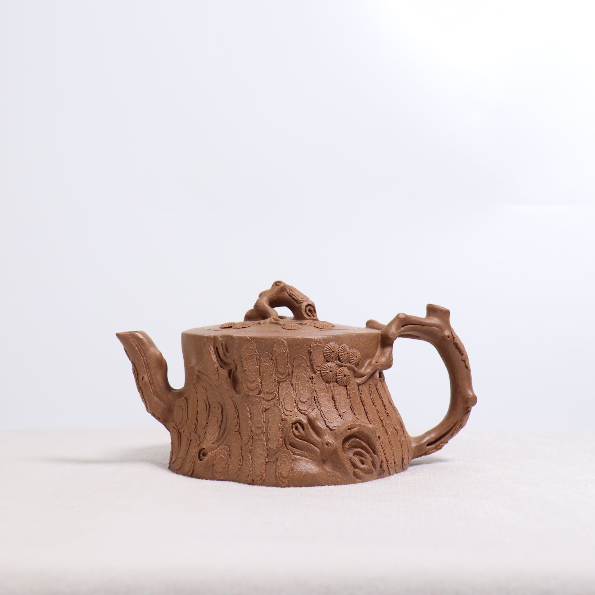 （已售出）【松樁】全手工原礦段泥紫砂茶壺