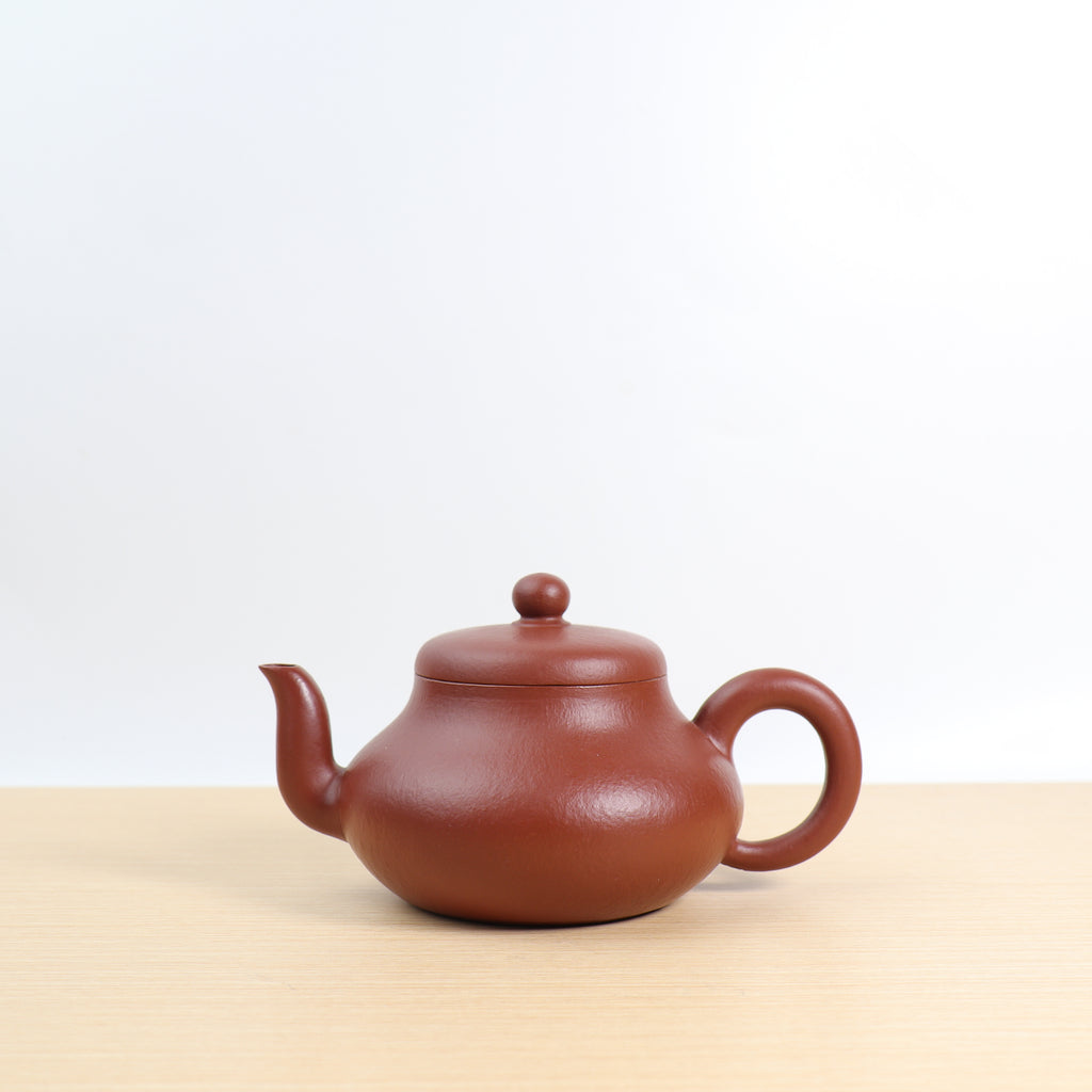 特大 間村自造 在款 錫 茶壷 茶入 約16.7cm 古錫 茶葉罐 蔵六居造 「錫製博古図詩文瓜角形茶