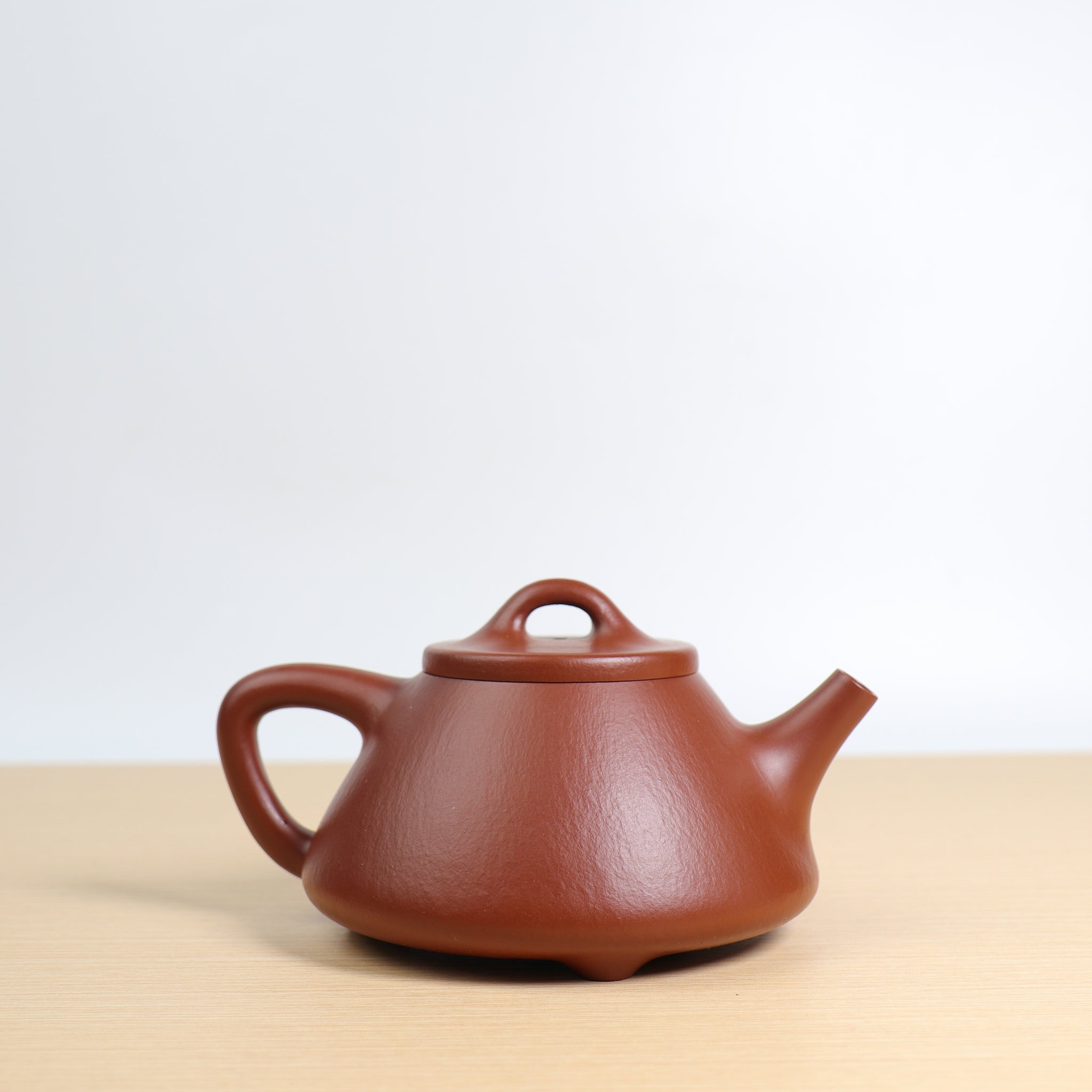 【子冶石瓢】朱泥紫砂茶壺