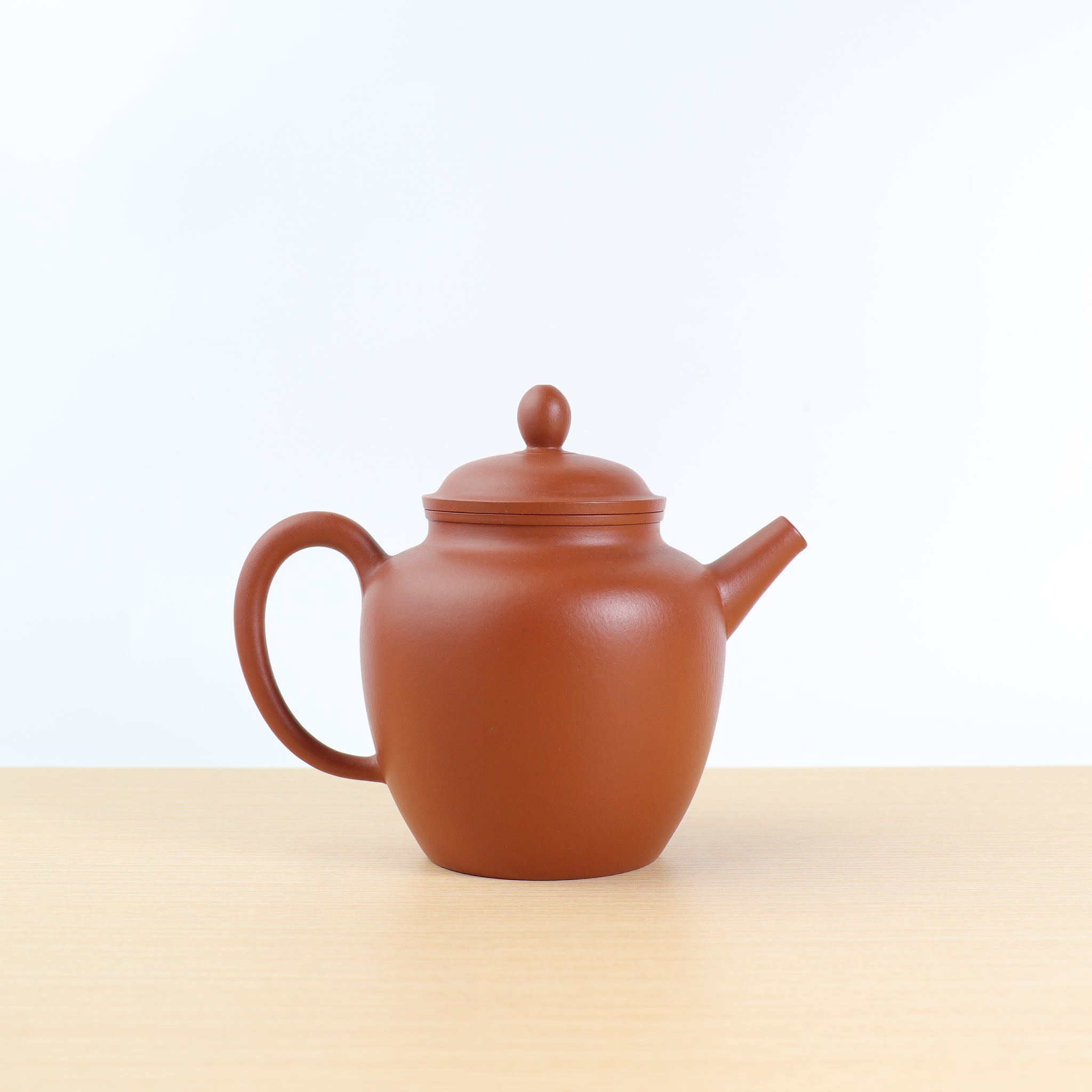 【蓮子】全手工八十年代皺皮朱泥紫砂茶壺