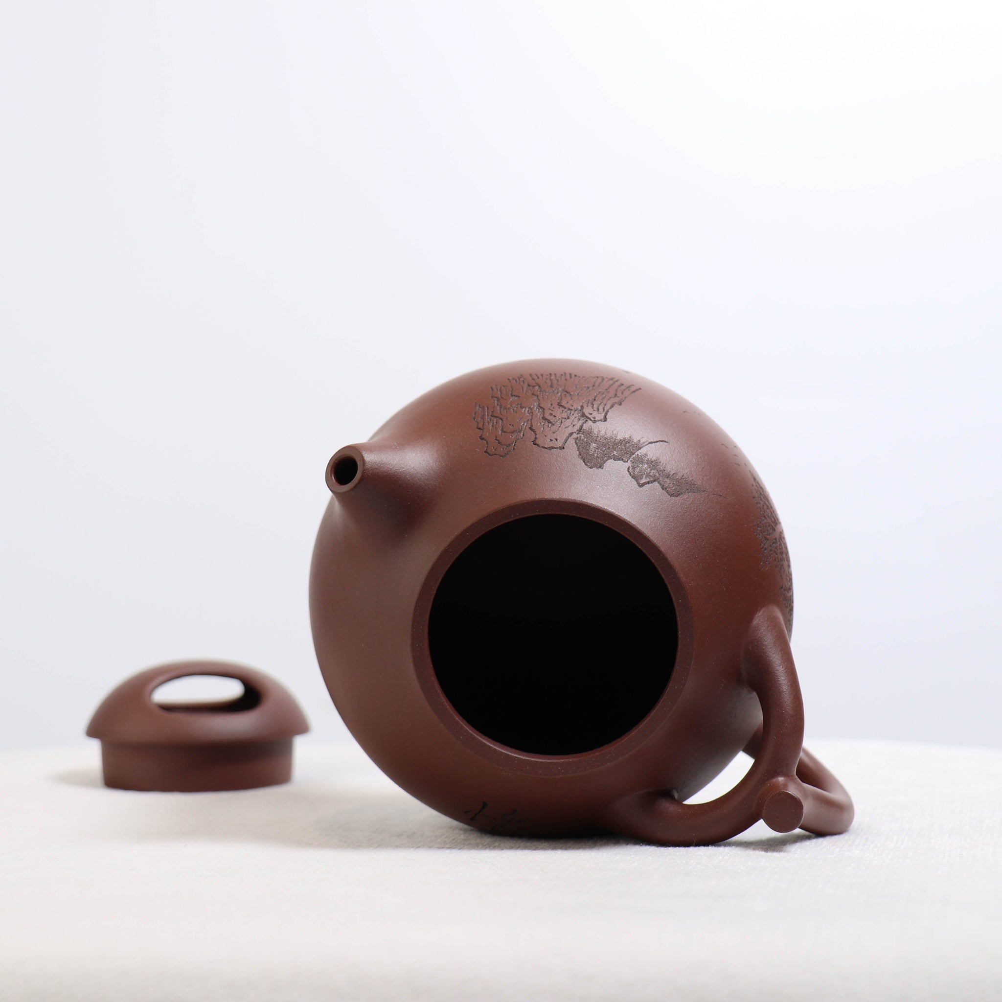 *Autumn Reward｜Buy one and get three free* [Niugai Huaiyuan] Original Mineral Purple Clay Teapot with Words and Words