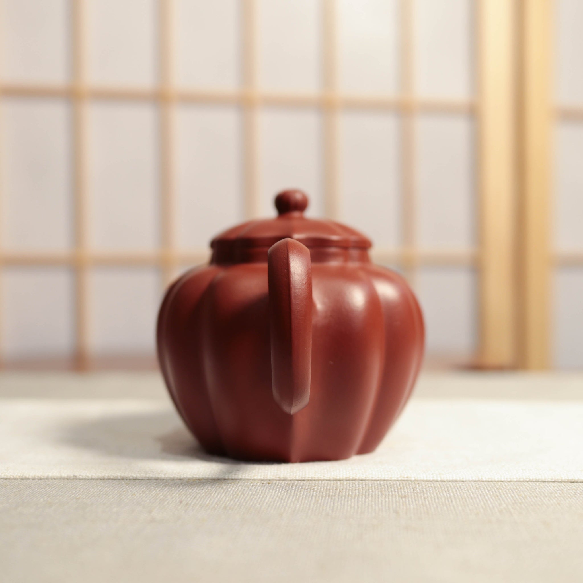 *Autumn Reward｜Buy one get five free* [Gaofengjuankui] Dahongpao ribbed purple sand teapot