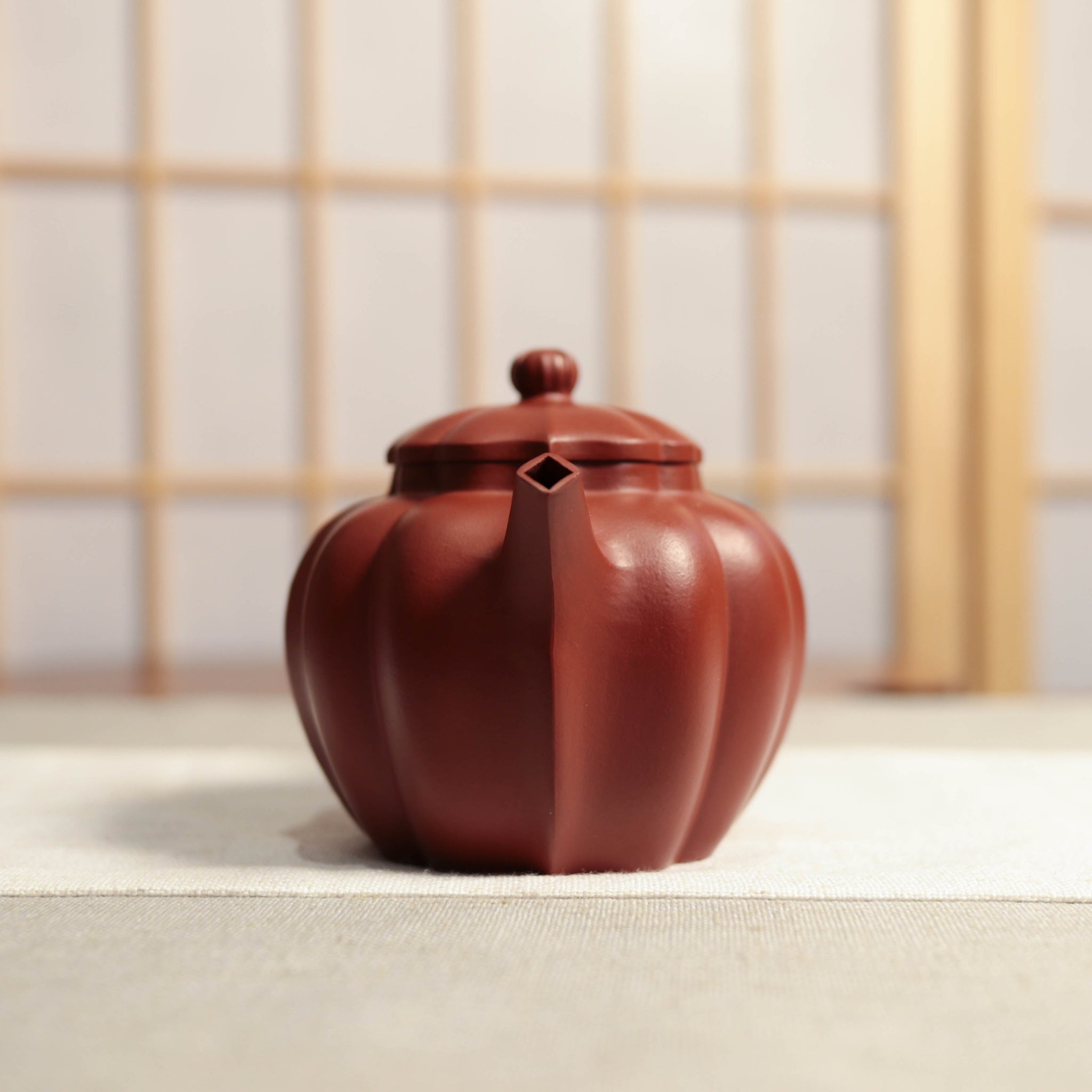 *Autumn Reward｜Buy one get five free* [Gaofengjuankui] Dahongpao ribbed purple sand teapot