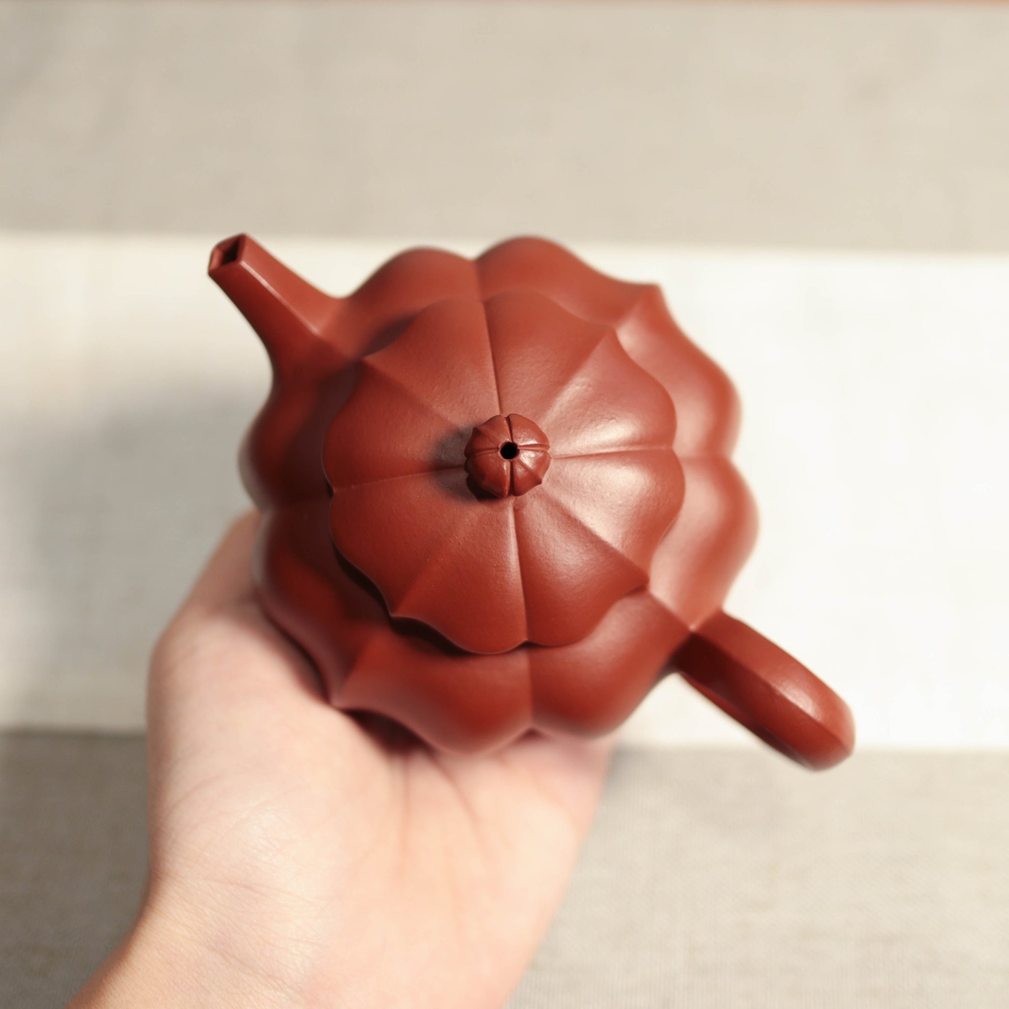 *Autumn Reward｜Buy one get five free* [Gaofengjuankui] Dahongpao ribbed purple sand teapot