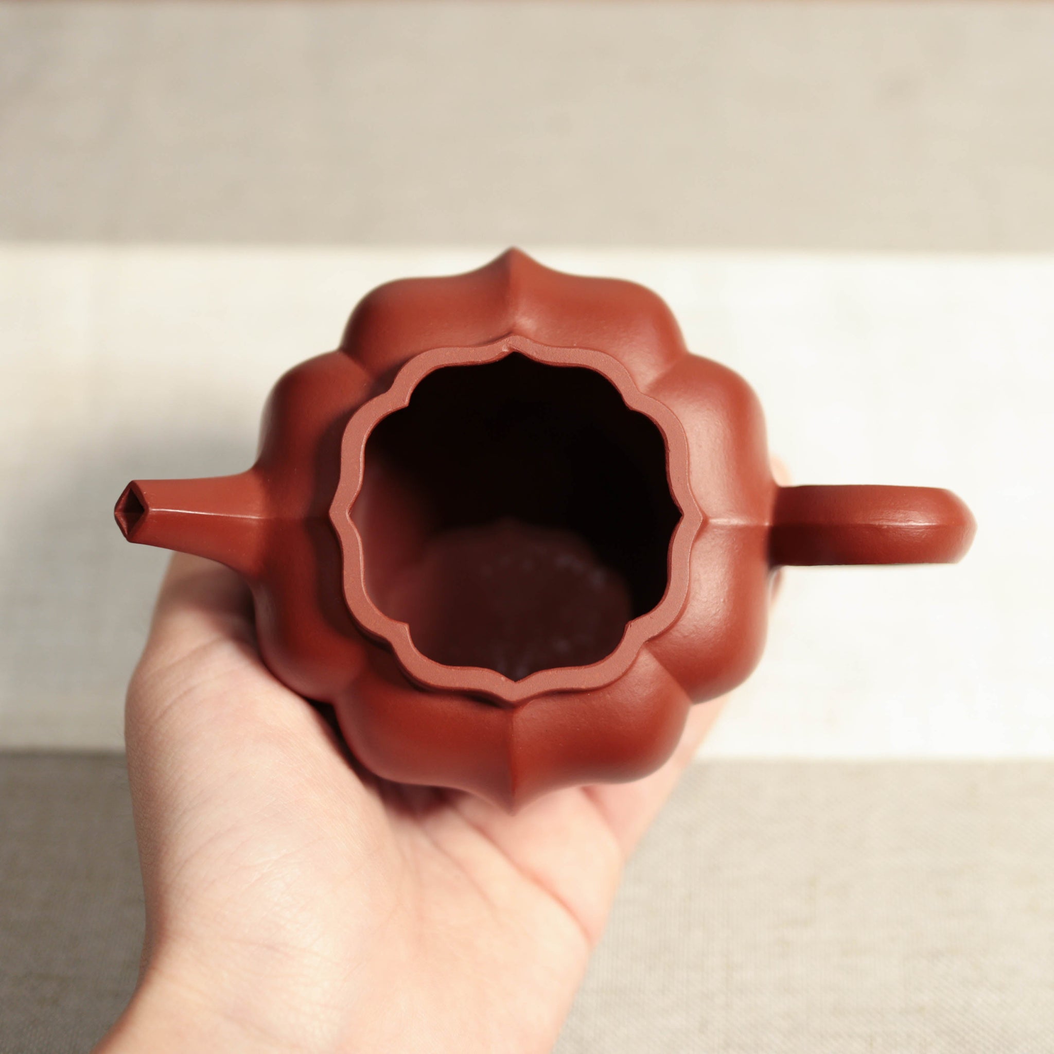 *Autumn Reward｜Buy one get five free* [Gaofengjuankui] Dahongpao ribbed purple sand teapot