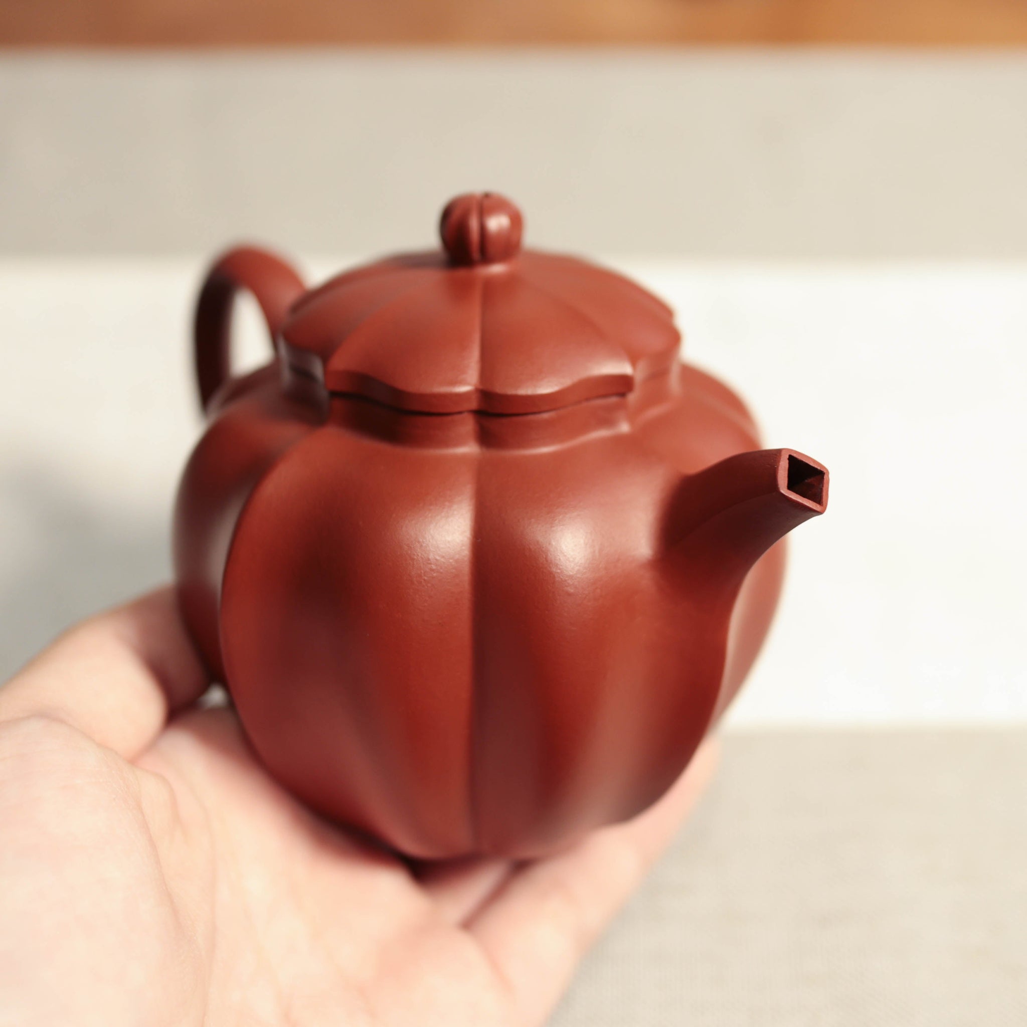 *Autumn Reward｜Buy one get five free* [Gaofengjuankui] Dahongpao ribbed purple sand teapot