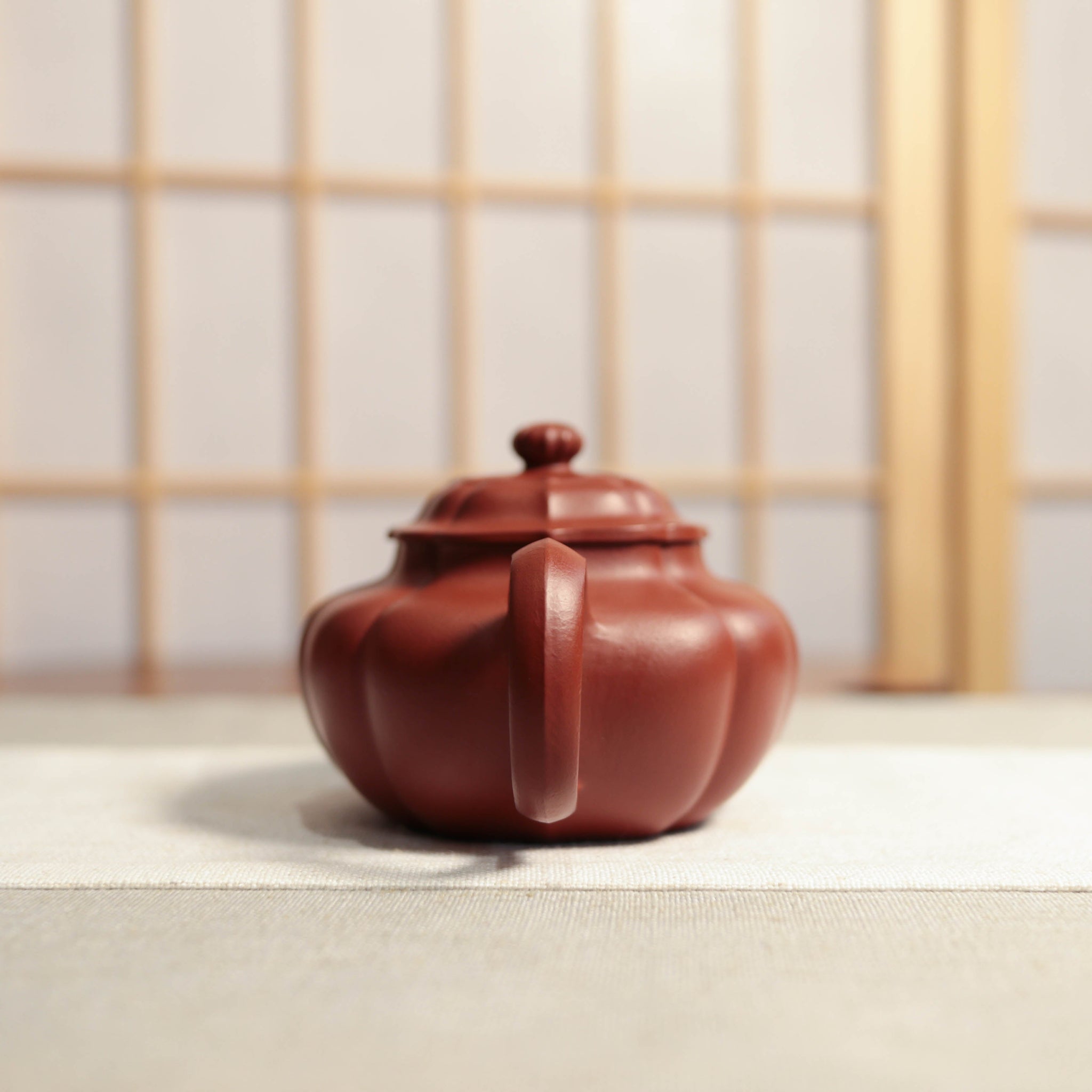 *Autumn reward｜Buy one get five free* [Linghua Lotus Seed] Original Mineral Dahongpao Ribbed Purple Clay Teapot