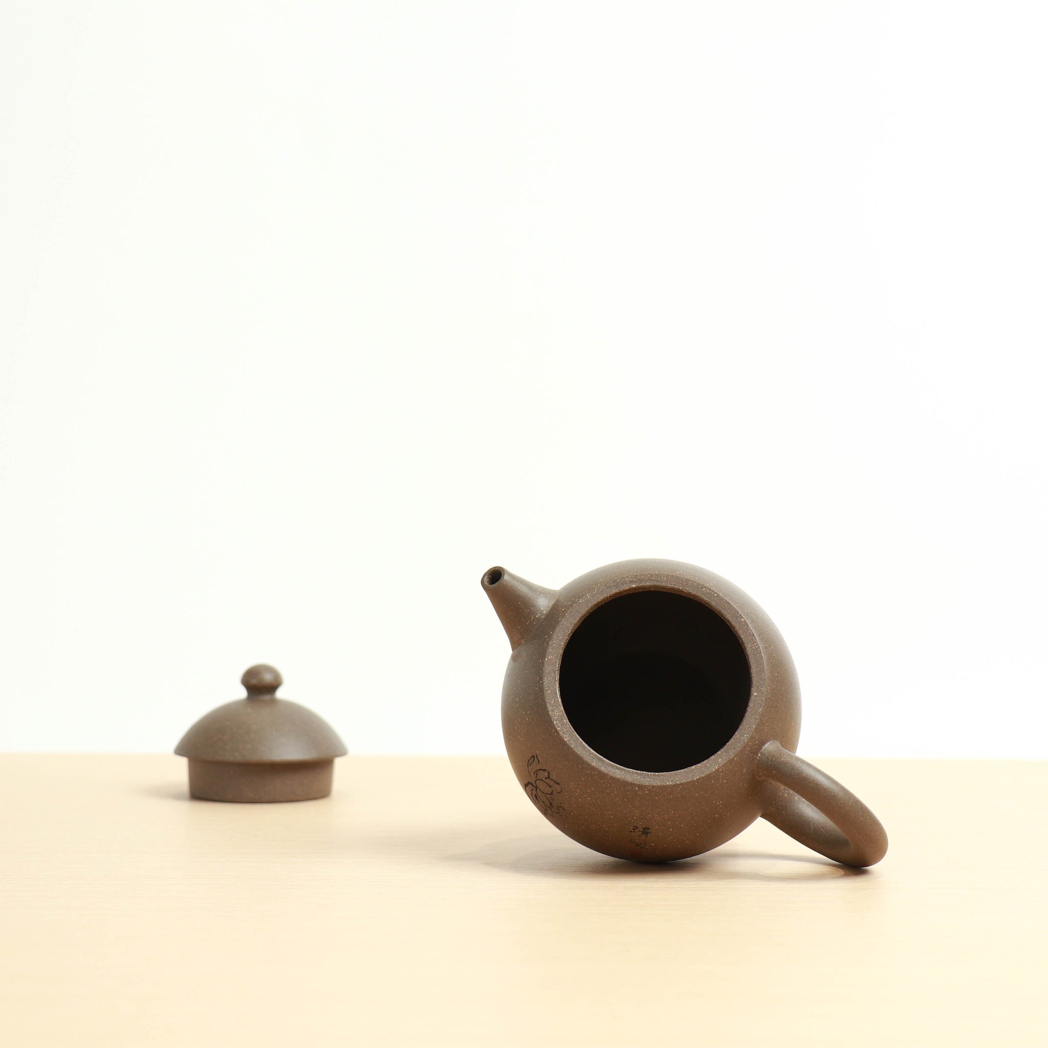 *Autumn Reward｜Buy one, get three free* [Dragon Egg] Purple Clay Teapot with Green and Gray Clay Segments