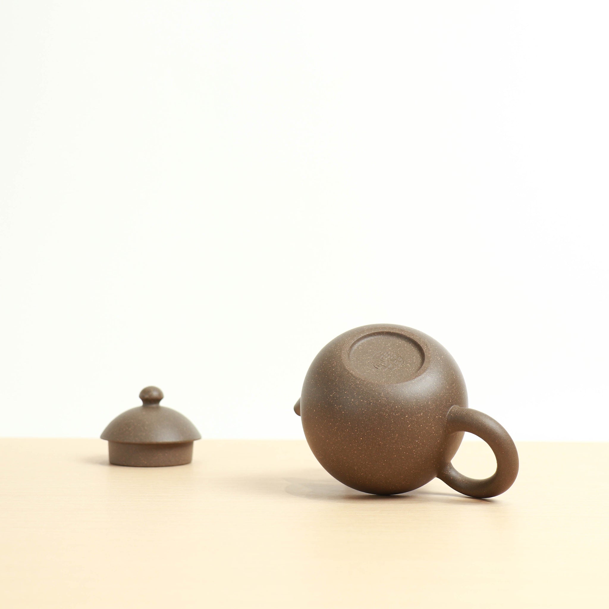 *Autumn Reward｜Buy one, get three free* [Dragon Egg] Purple Clay Teapot with Green and Gray Clay Segments