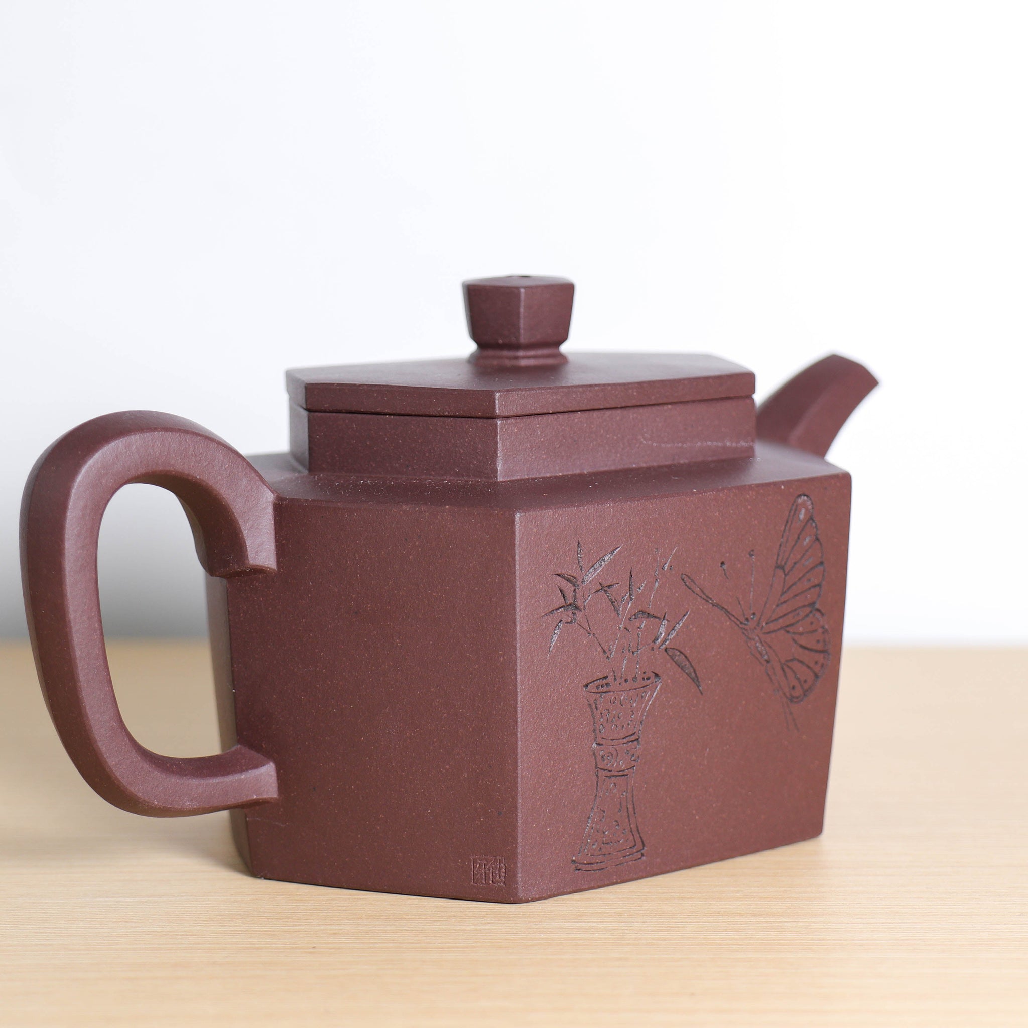 *Autumn Reward｜Buy one get five free* [Six Party] Fully handmade purple clay calligraphy purple clay teapot