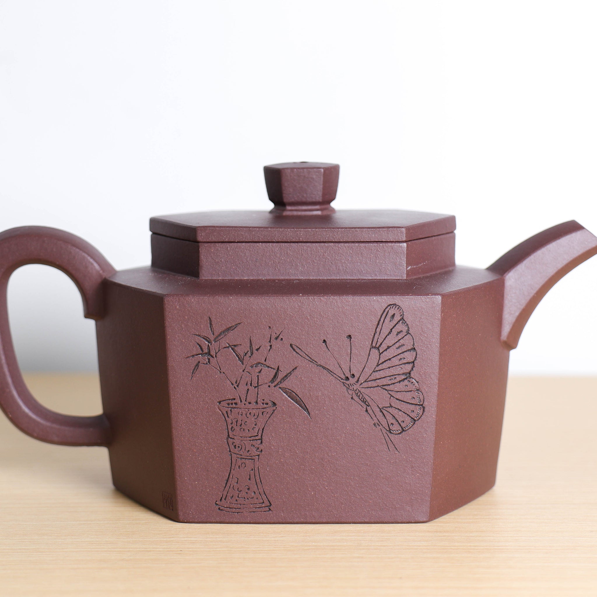 *Autumn Reward｜Buy one get five free* [Six Party] Fully handmade purple clay calligraphy purple clay teapot