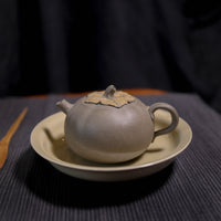 [Shishi Ruyi] Fully handmade raw ore green clay bionic purple clay teapot