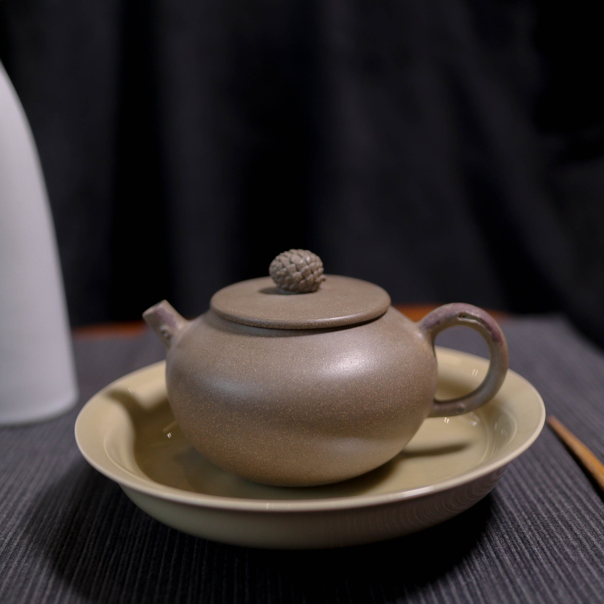 【碩果】全手工原礦青段泥仿生紫砂茶壺