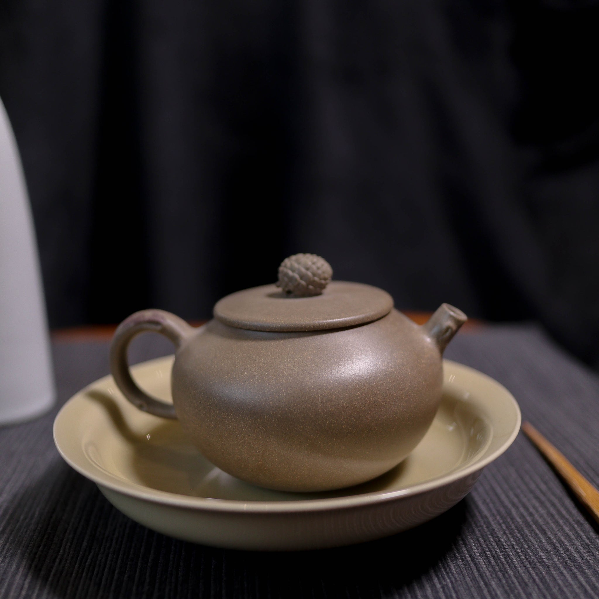 【碩果】全手工原礦青段泥仿生紫砂茶壺