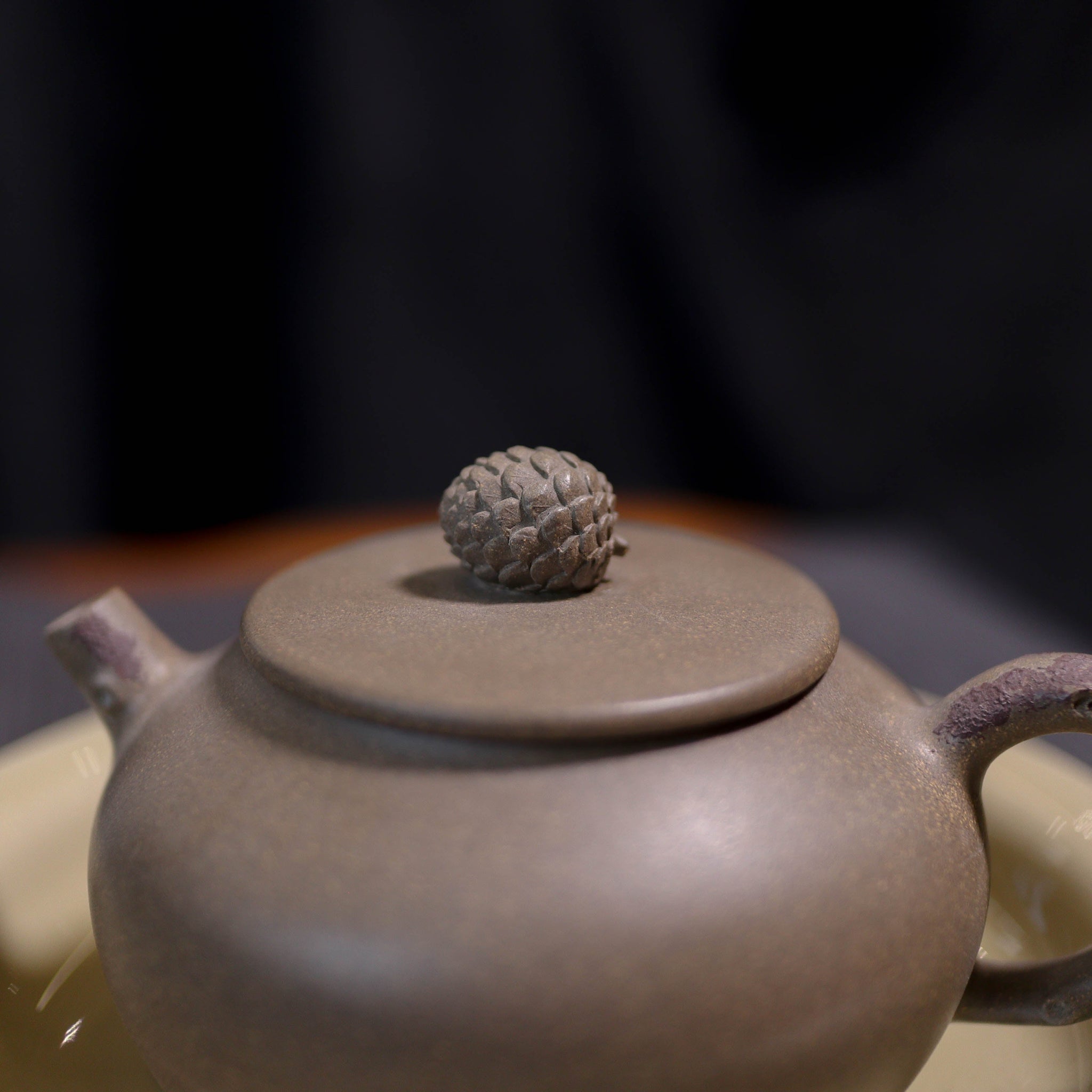 *Autumn reward｜Buy one get five free* [Shuoguo] Fully handmade raw ore Qingduan mud bionic purple clay teapot