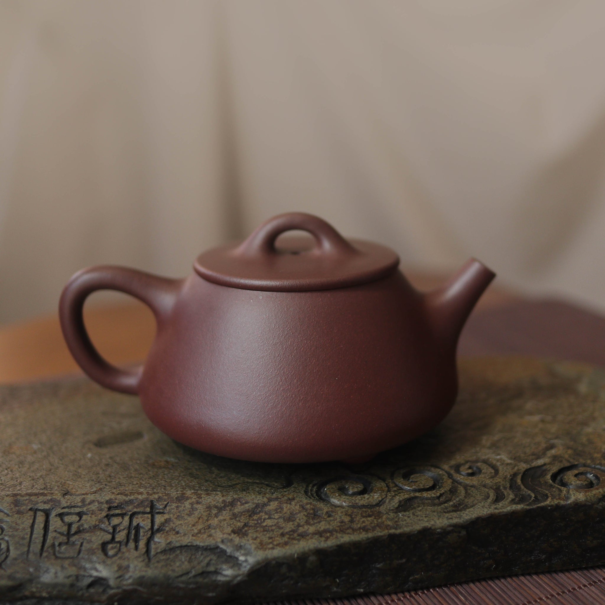 *新品*【平蓋石瓢】全手工天青泥紫砂茶壺