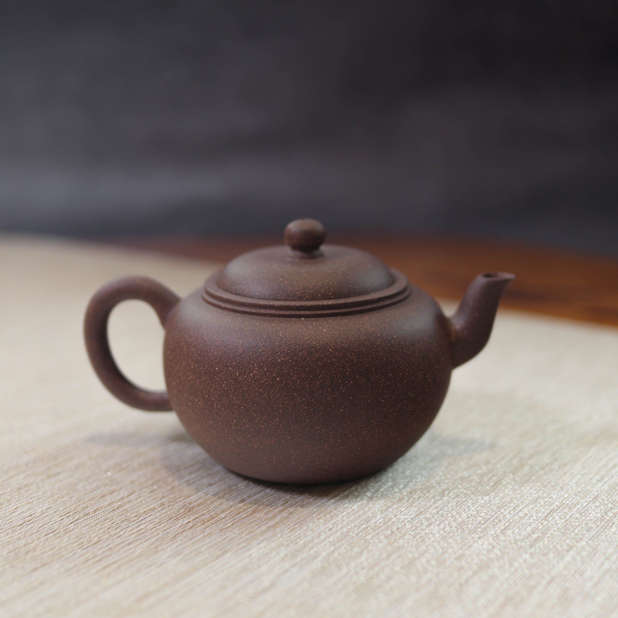 *New Product* [Ancient Lotus Seed] Fully Handmade Raw Mineral Mud Purple Clay Teapot