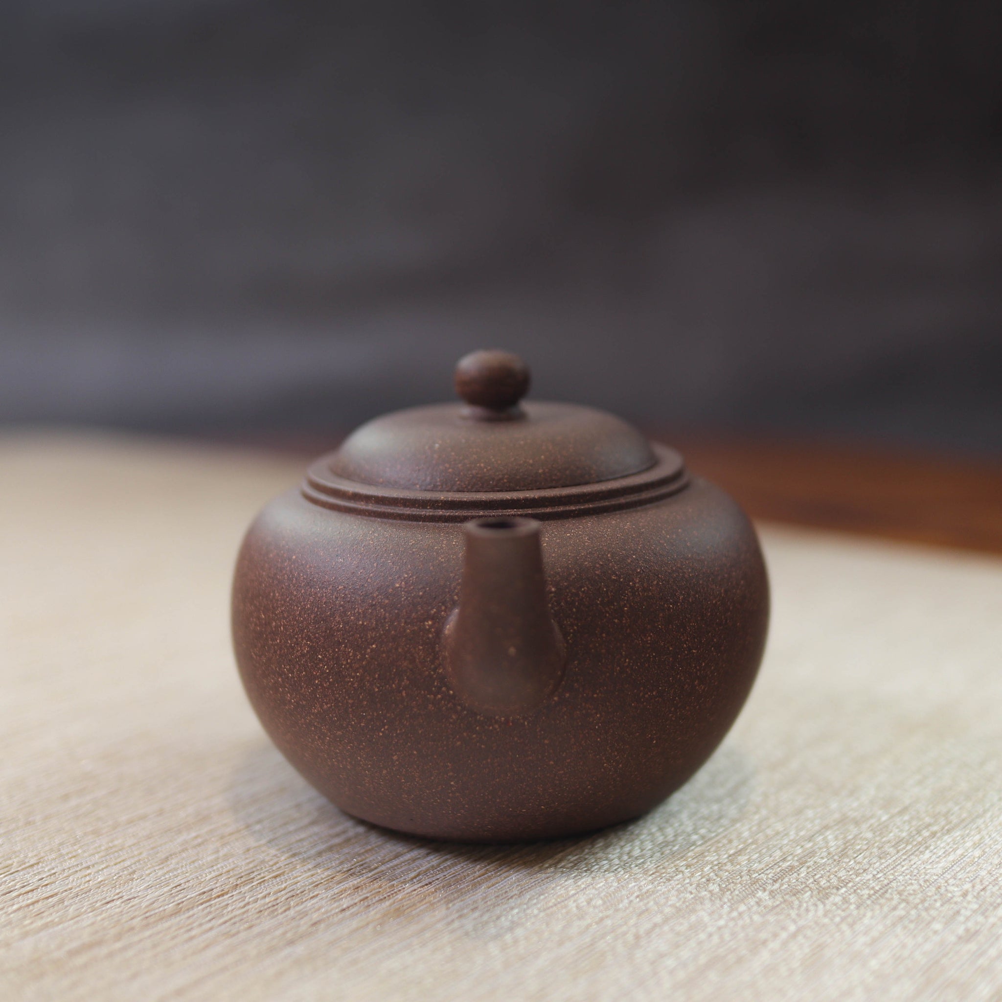 *New Product* [Ancient Lotus Seed] Fully Handmade Raw Mineral Mud Purple Clay Teapot