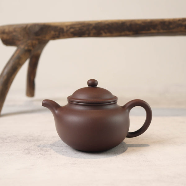 （已售出）*新品*【景舟掇球】全手工七十年代原礦紫泥紫砂茶壺