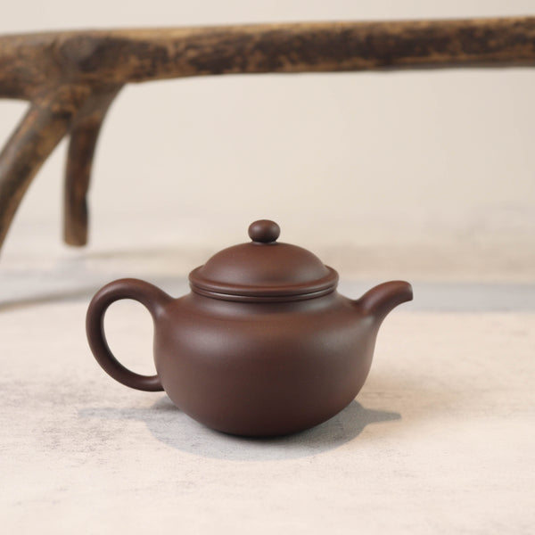 （已售出）*新品*【景舟掇球】全手工七十年代原礦紫泥紫砂茶壺