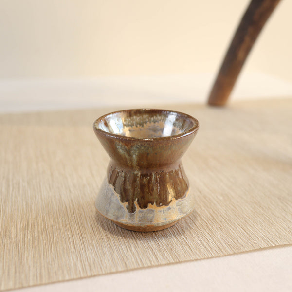 （已售出）*現貨太古**新品*【緗】全手工紅陶土炻器主人杯