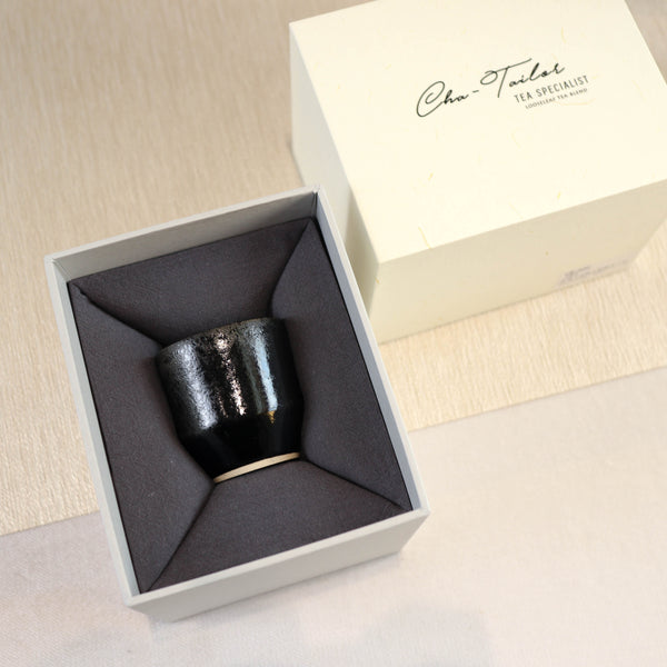 *新品*【玄】全手工白陶土炻器主人杯