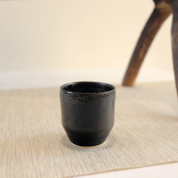 *新品*【玄】全手工白陶土炻器主人杯
