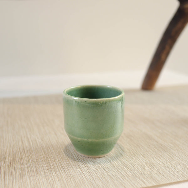 （已售出）*新品*【竹】全手工白陶土炻器主人杯