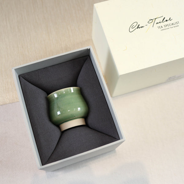 （已售出）*新品*【竹】全手工白陶土炻器主人杯