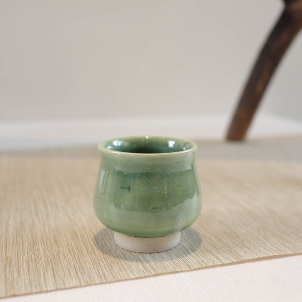 （已售出）*新品*【竹】全手工白陶土炻器主人杯