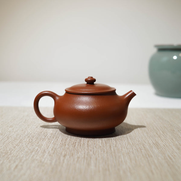 （已售出）*新品**王強弟子*【矮潘】全手工朱泥紫砂茶壺