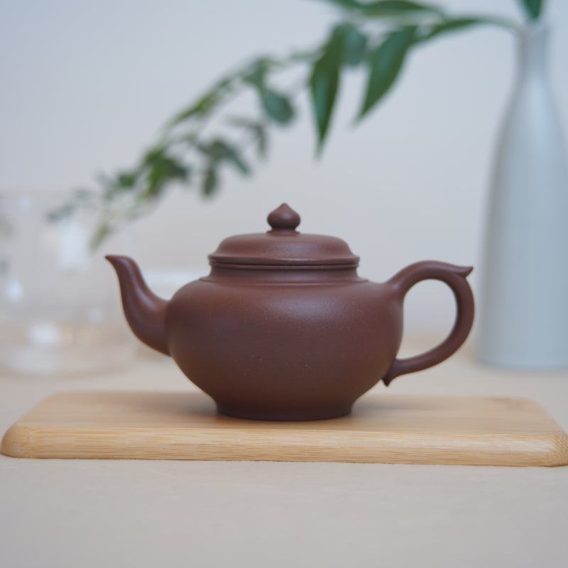 *New product**Yuan Guoqiang's disciple*[Laughing Cherry] Fully handmade raw ore bottom trough blue and purple sand teapot