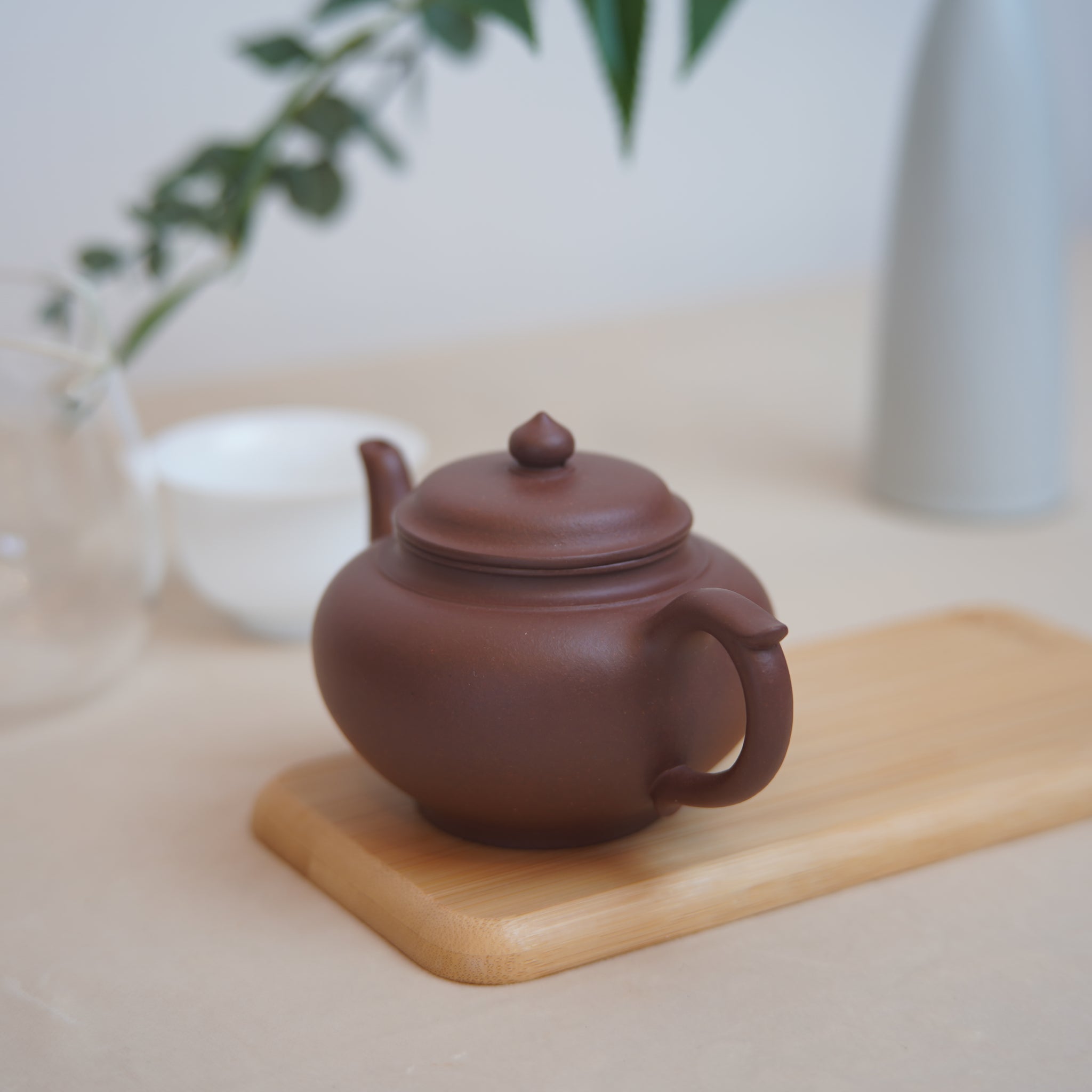 *New product**Yuan Guoqiang's disciple*[Laughing Cherry] Fully handmade raw ore bottom trough blue and purple sand teapot