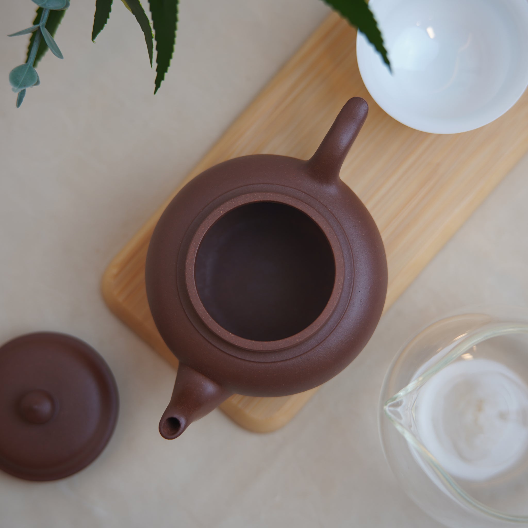 *New product**Yuan Guoqiang's disciple*[Laughing Cherry] Fully handmade raw ore bottom trough blue and purple sand teapot