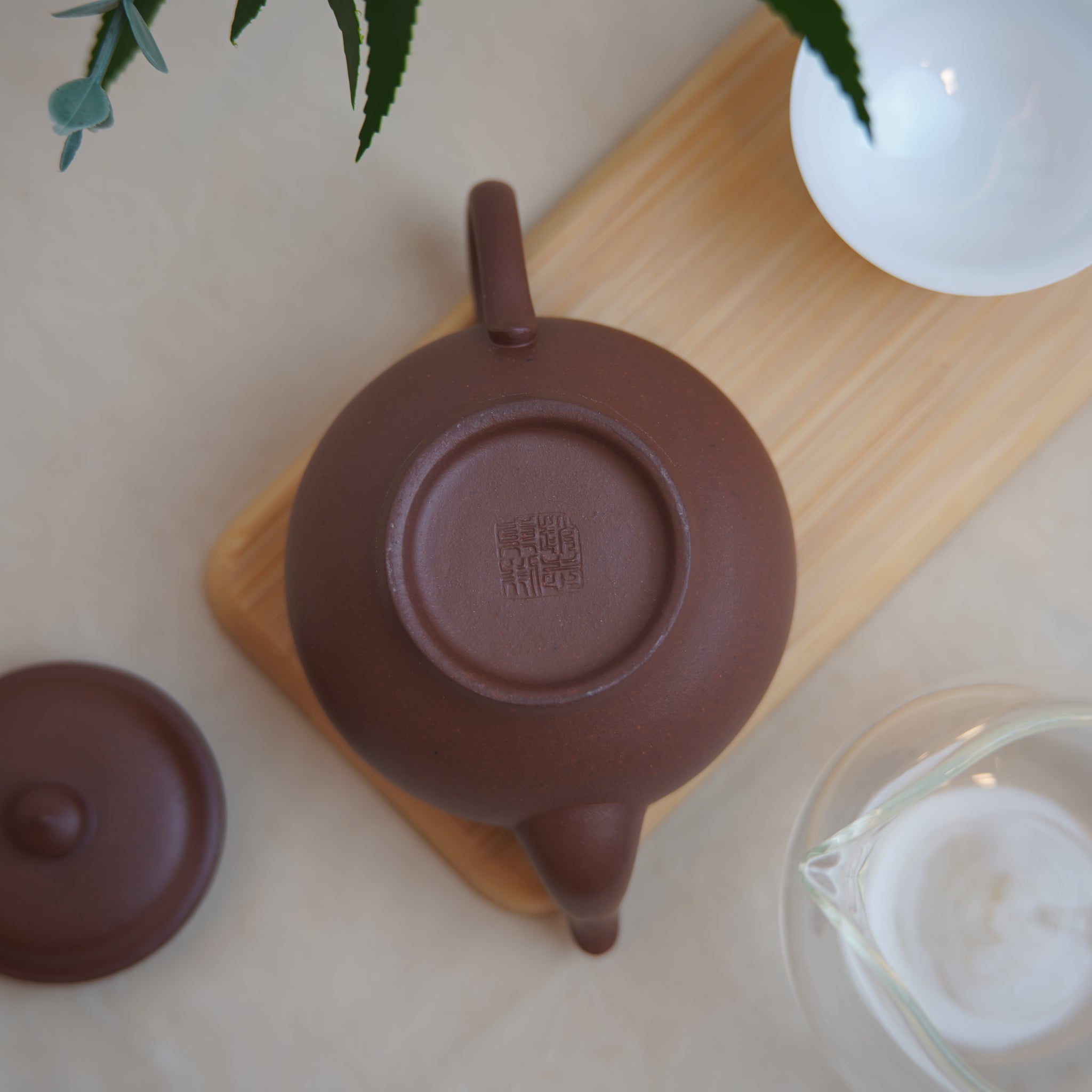 *New product**Yuan Guoqiang's disciple*[Laughing Cherry] Fully handmade raw ore bottom trough blue and purple sand teapot