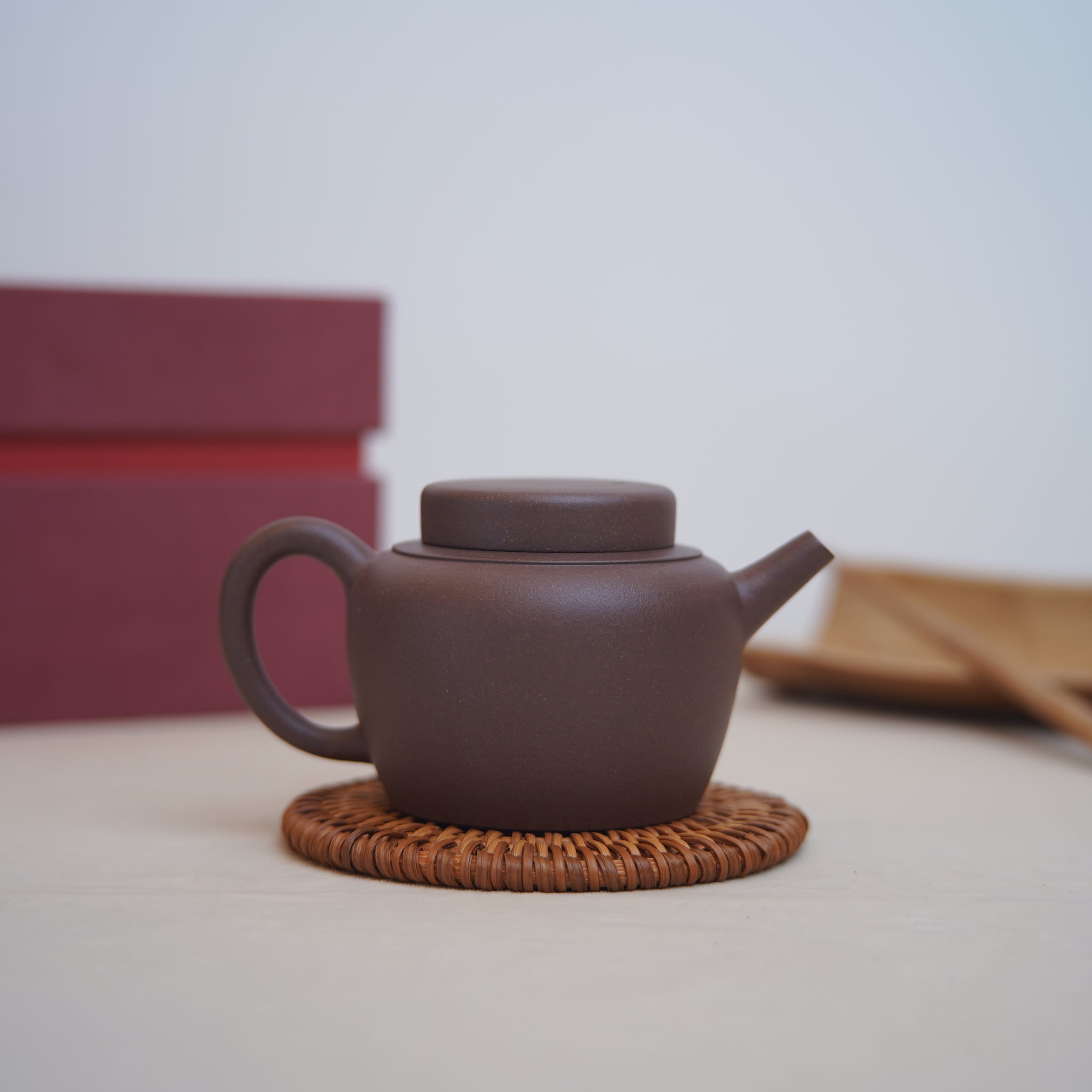 *New Product* [Dabin Jiquan] Fully handmade purple clay teapot with calligraphy and painting carvings