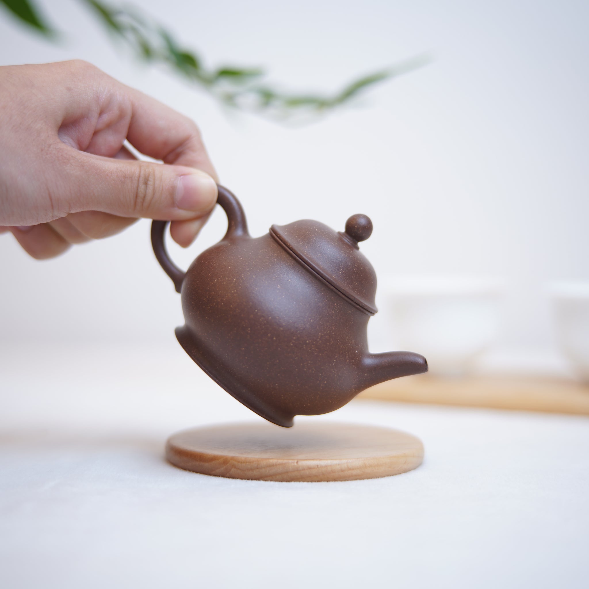 *New Product* [Pan Pot] Fully handmade original mineral purple clay symbiotic mineral purple clay teapot