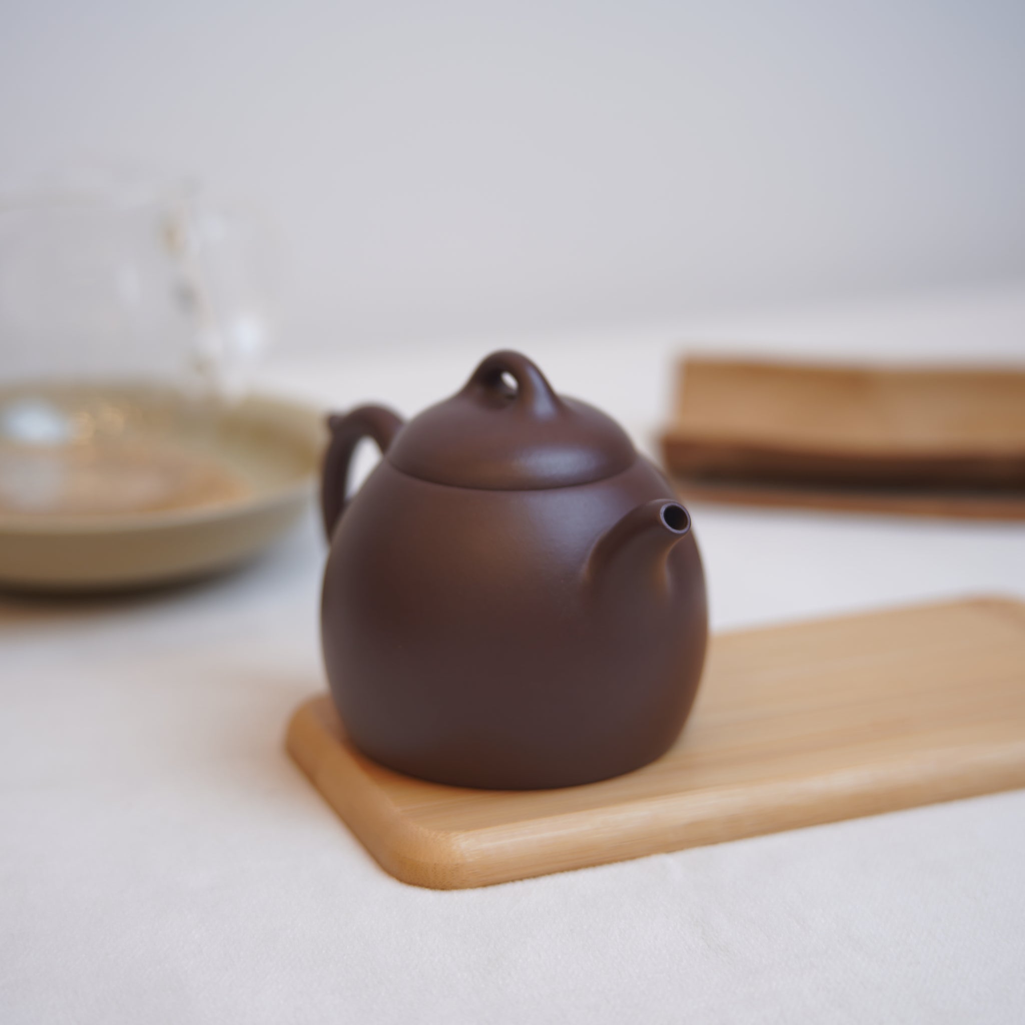 *新品**馬璟輝弟子*【秦權壺】全手工紫泥紫砂茶壺