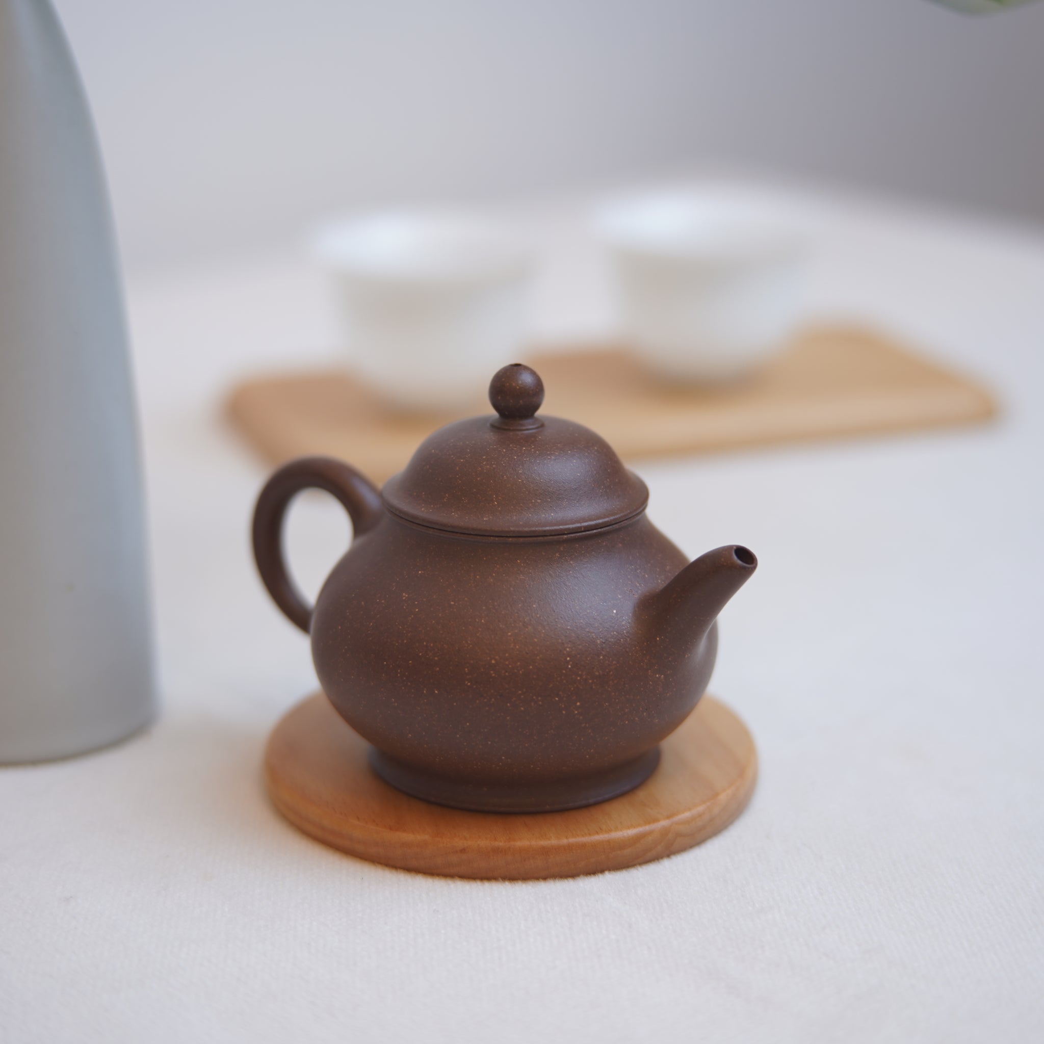 *New Product* [Pan Pot] Fully handmade original mineral purple clay symbiotic mineral purple clay teapot