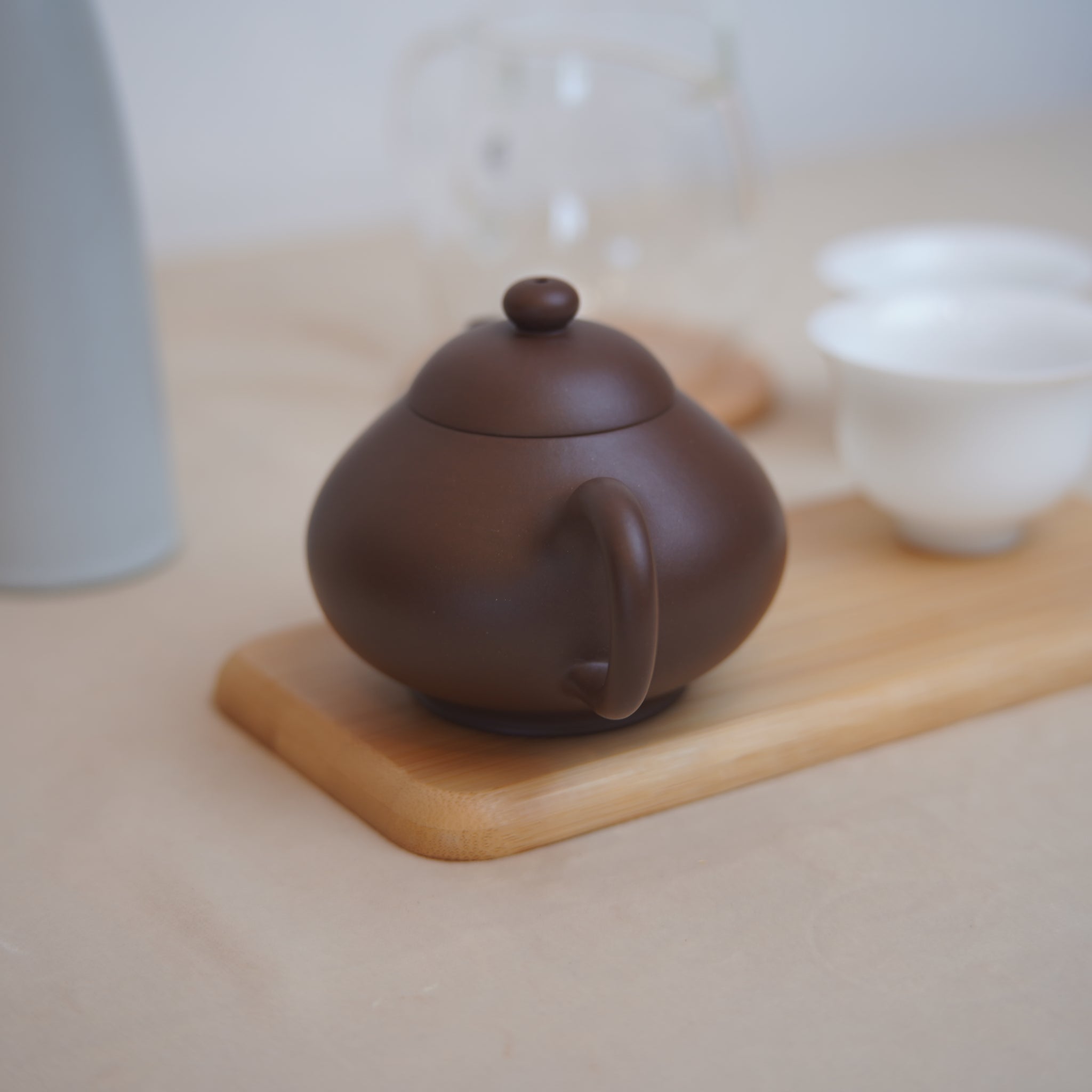 *New product* [Ruoou] Fully handmade original ore old purple clay and purple sand teapot from the first factory in the 1970s