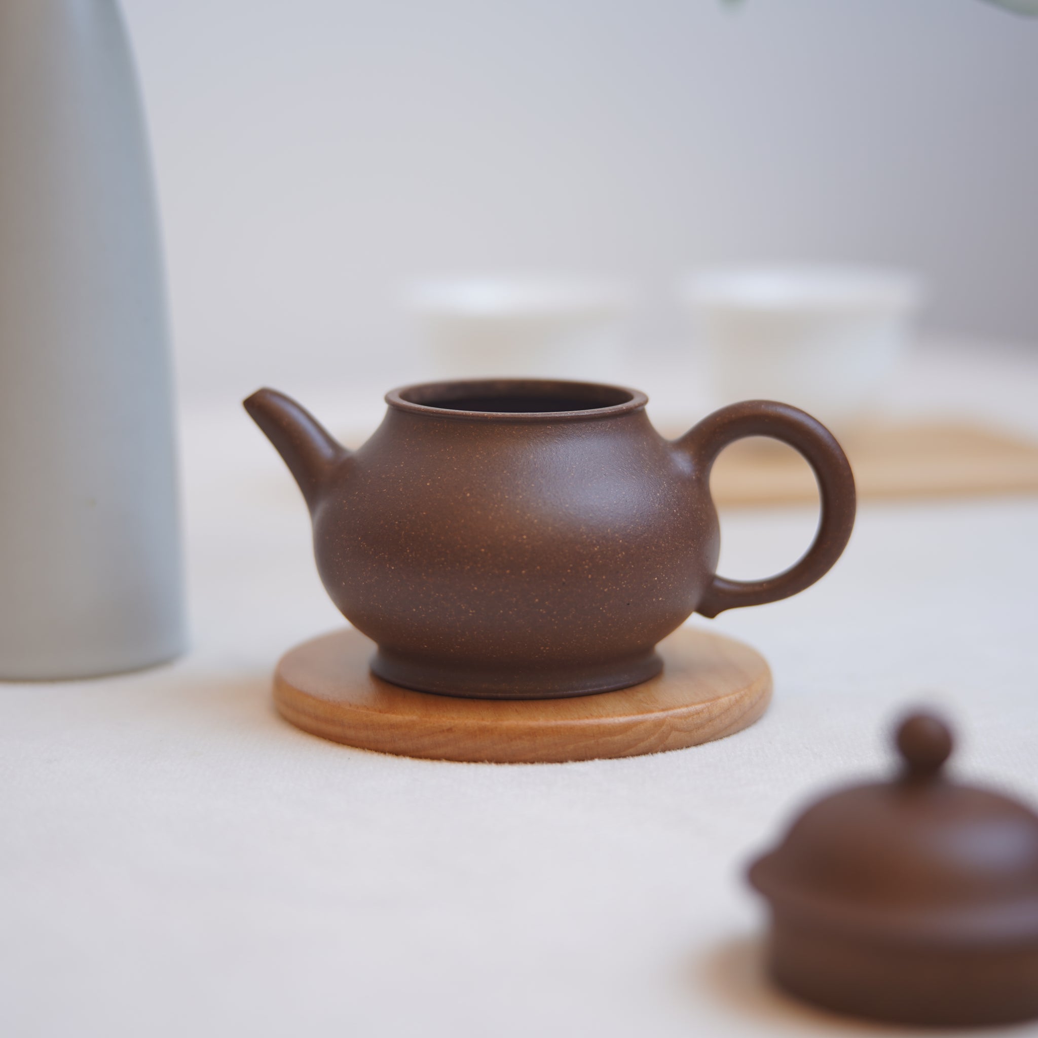 *New Product* [Pan Pot] Fully handmade original mineral purple clay symbiotic mineral purple clay teapot