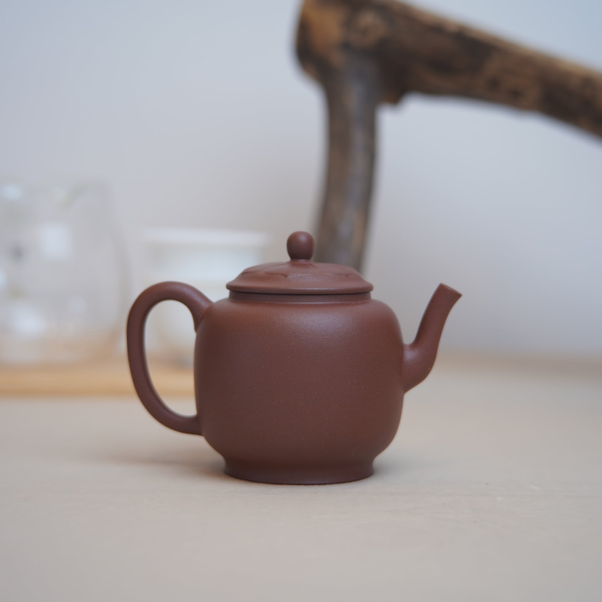 *New product* [Lian Deng Jushi] Fully handmade raw ore bottom trough blue and purple sand teapot