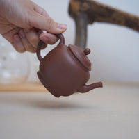 *New product* [Lian Deng Jushi] Fully handmade raw ore bottom trough blue and purple sand teapot