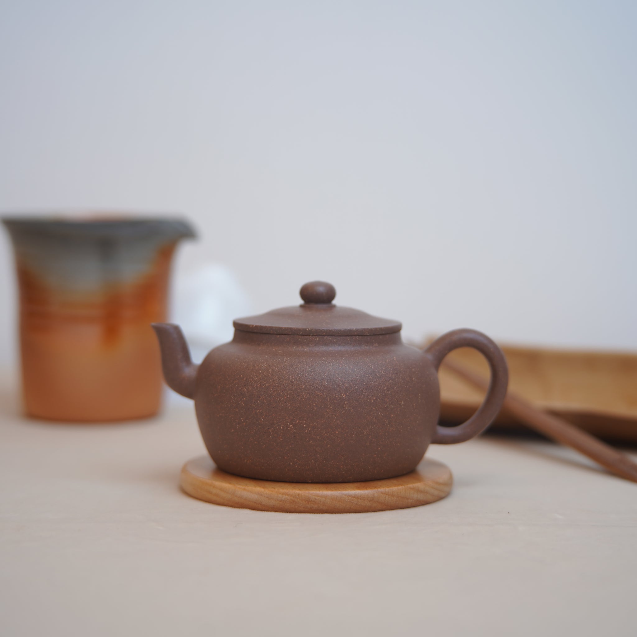 *New Product* [Jilong Style] Fully Handmade Raw Mineral Mud Purple Clay Teapot