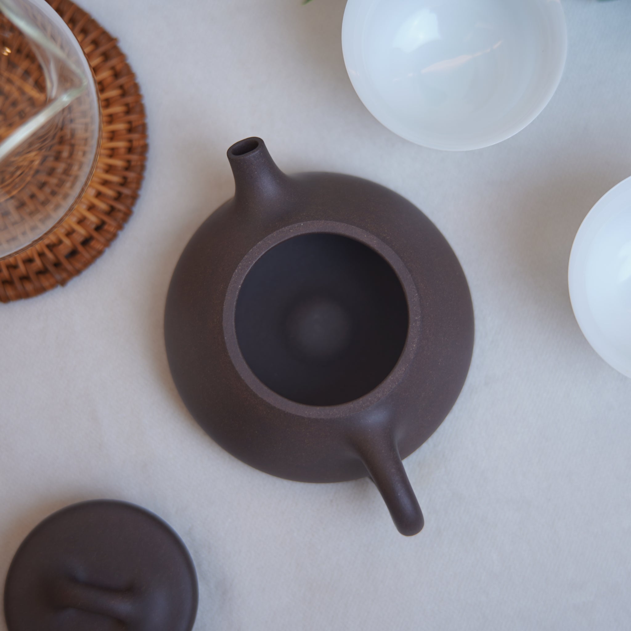 *New product* [Na scoop] Fully handmade purple clay and purple sand teapot