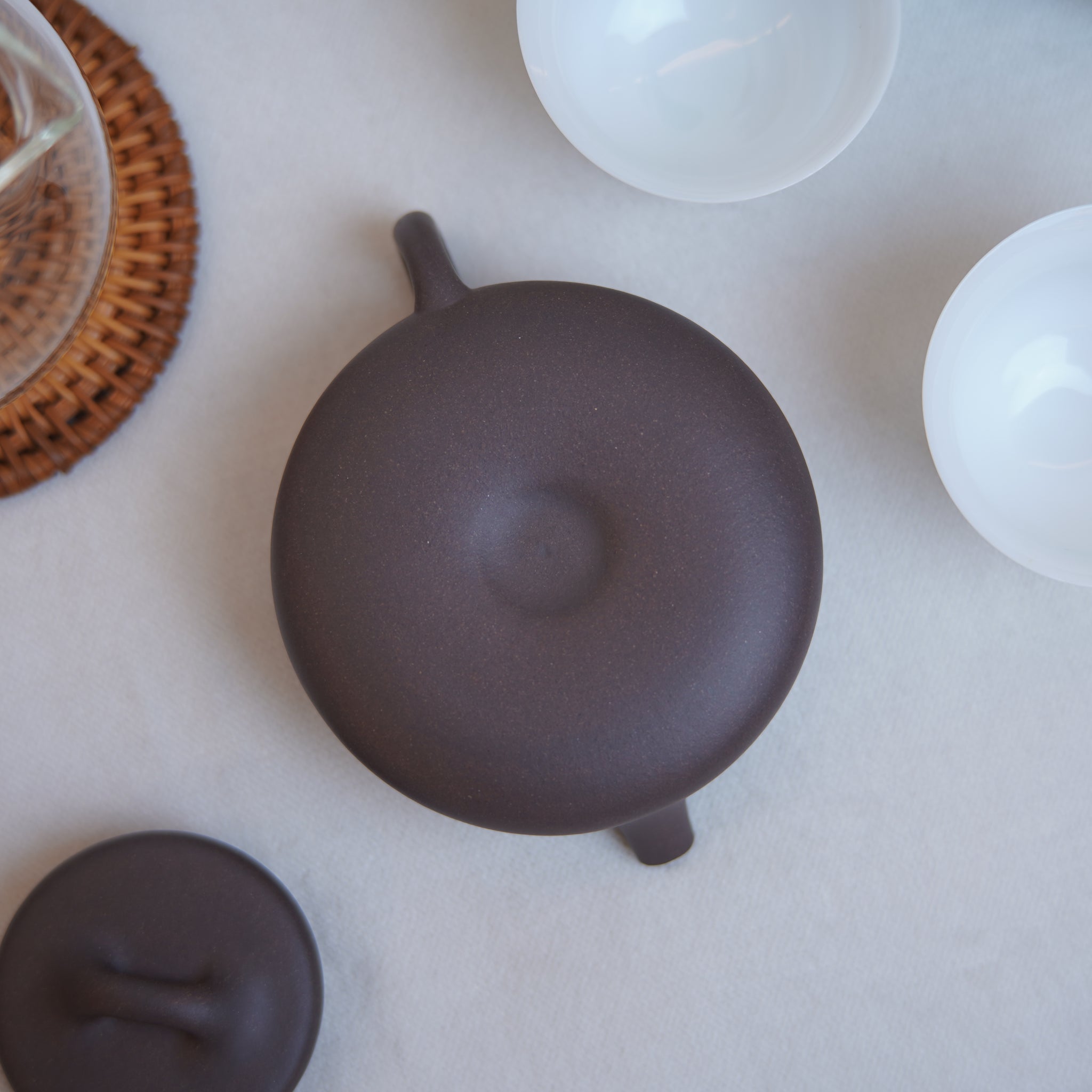 *New product* [Na scoop] Fully handmade purple clay and purple sand teapot